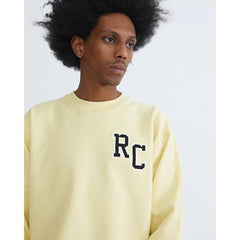 Reigning Champ Men Lt Wt Terry Drop Cap Relaxed Crewneck Citron RC-3795-CIT - SWEATERS - Canada