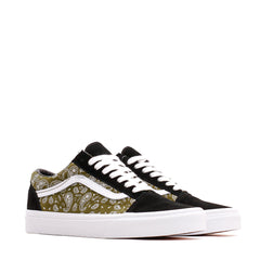 Vans Men Old Skool Paisley Suede Black Olive VN0A5JMIBKO - FOOTWEAR - Canada