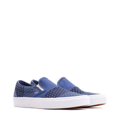 Vans Men UA Classic Slip-On Patchwork Blue VN0A33TB9HY1 - FOOTWEAR - Canada