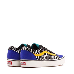 FOOTWEAR - Vans UA ComfyCush Old Skool Zebra Tidepool Surf The Web Women VN0A3WMAVWT