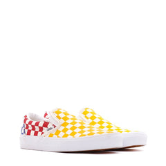 Vans UA Men Classic Slip-On Checkerboard Multicolour VN0A38F7VLV - FOOTWEAR - Solestop.com - Canada