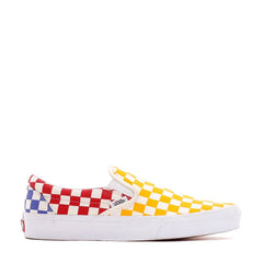 Vans UA Men Classic Slip-On Checkerboard Multicolour VN0A38F7VLV - FOOTWEAR - Solestop.com - Canada